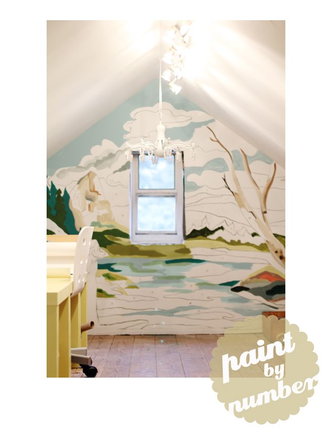 Paint by Number Paintings DIY Murals Crafts a la mode
